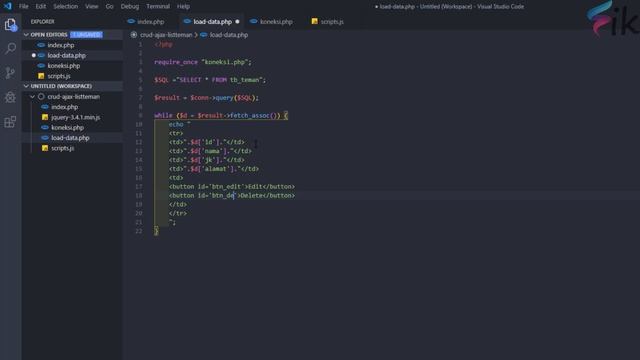 CRUD PHP dan AJAX - Menampilkan Data | Part 3 смотреть онлайн