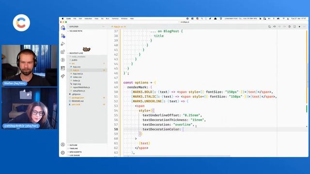 Rendering Rich Text in your React app with Salma and Stefan [Contentful Live Streams] смотреть онлайн