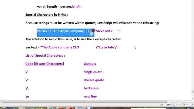 JAVASCRIPT STRINGS LENGTH SPECIAL CHARS смотреть онлайн