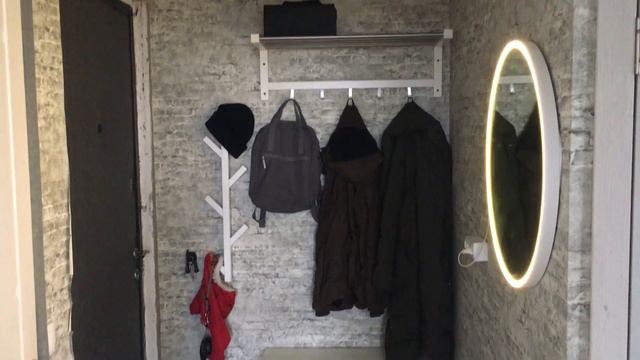 Румтур/Прихожая в квартире 38,2 кв.м/шкаф для всей семьи/минимализм/компактное хранение смотреть онлайн