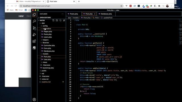 Simple OOP PHP posts/blog project смотреть онлайн