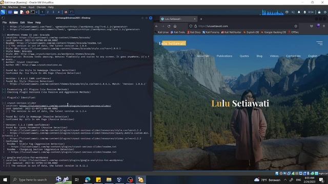 wordpress vuneribility with wpscan in kali linux смотреть онлайн
