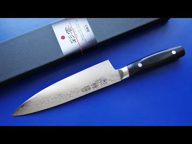 Превзошел ожидания, поварской нож Kanetsugu Saiun Damascus 9005