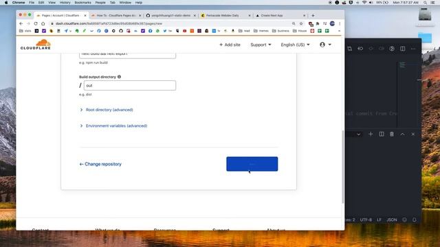 INSTANT Static Pages (React, nextjs) with Cloudflare Pages смотреть онлайн
