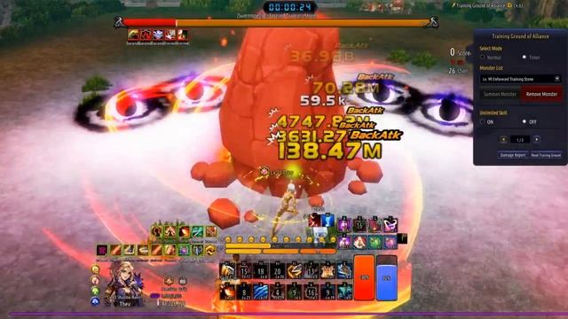 Assassin/Shadow Raven Bottom row imprint skill rotation test смотреть онлайн
