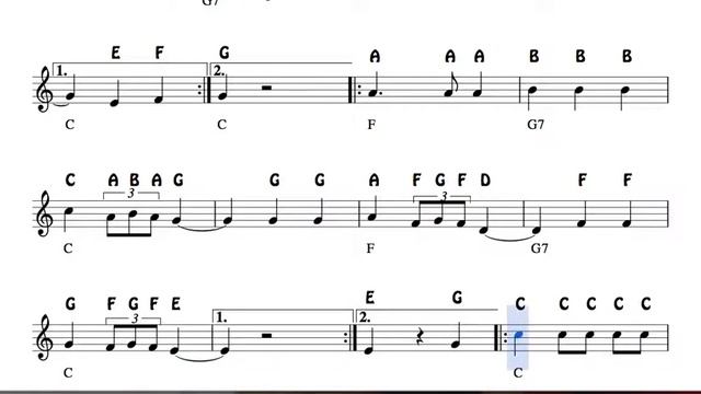 Dime Niño Notes Sheet Music for Flute Violin Oboe Voice... Easy Christmas Song Villancico смотреть онлайн