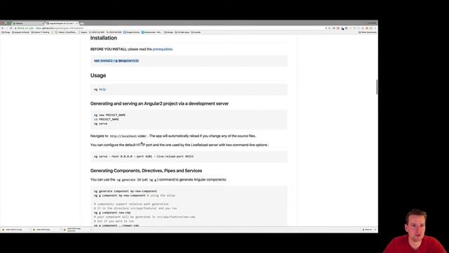 First Angular2 Application on Mac using angular-cli смотреть онлайн