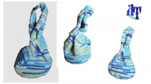 Японская сумочка «узелок»  омияге /Japanese Knot Bag #ЛюдмилаТен
