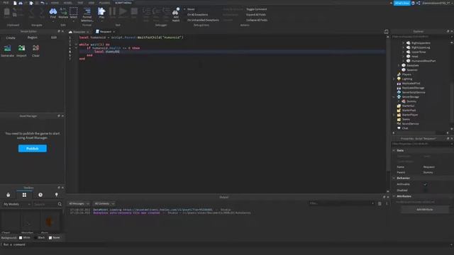 How to Make a Respawning NPC in Roblox Studio! смотреть онлайн