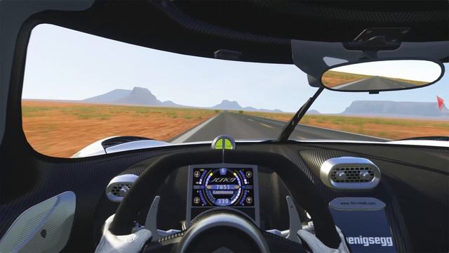 Koenigsegg Jesko vs Bugatti Chiron Super Sport 300+ at Monument Valley смотреть онлайн