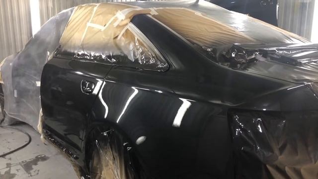 Как нанести лак на автомобиль.БМВе60 смотреть онлайн