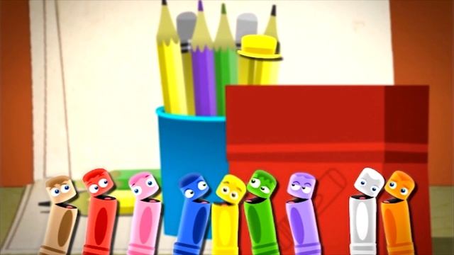 All of the Colors | Coloring for Kids | Learn the Colors | Color Crew | BabyFirst TV смотреть онлайн