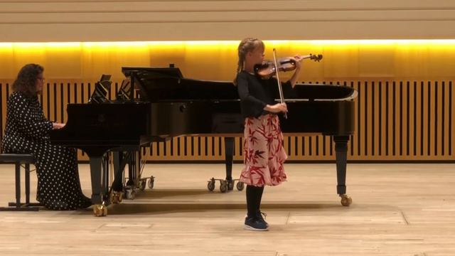 Ellen Vognsgaard Brunsbjerg Spiller Vieuxtemps Violin Concert Nr. 4, 1. Sats - Sønderborg 210220