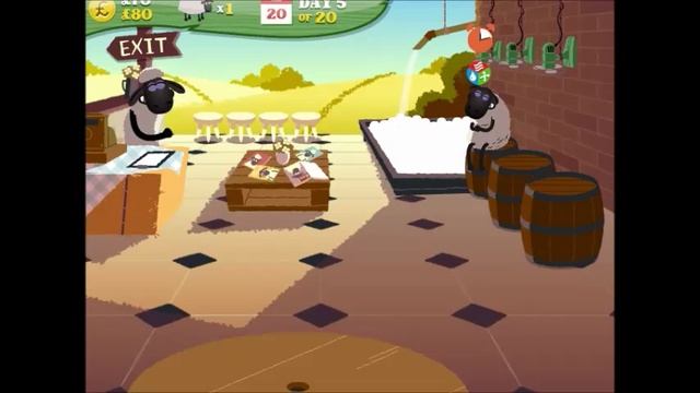 Баранчик Шон стрижет овечек. Sean Little Sheep shearing sheep.игра. смотреть онлайн