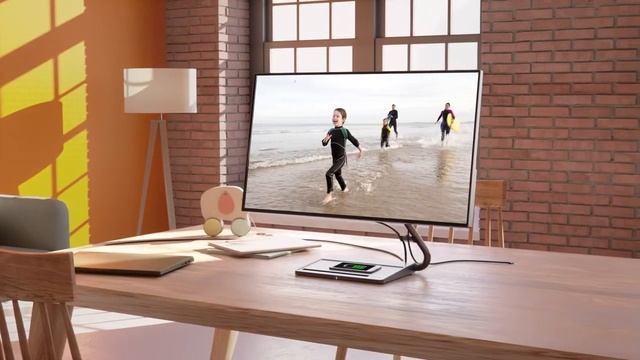Lenovo Qcreator 27" 4K UHD IPS Monitor смотреть онлайн