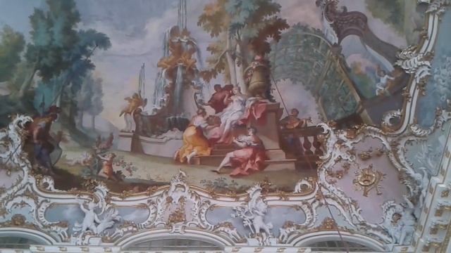 Бальный зал ( Festsaal или Steinerner Saal). Нимфенбург, Мюнхен. смотреть онлайн