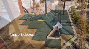 Резиновая плитка для детских площадок