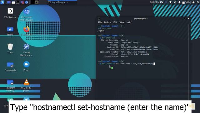 How to change Hostname in Kali Linux смотреть онлайн