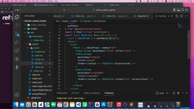 Build React CRUD Admin panel with Ant Design | Refine Tutorial | React Admin Crash Course смотреть онлайн