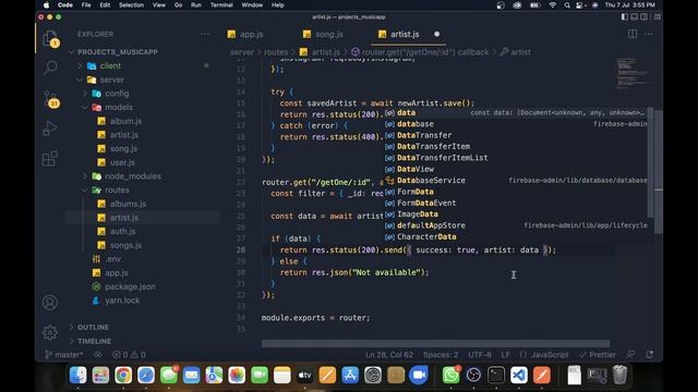 Day 3 - Full Stack Music Player | For Beginners | React, MongoDb, NodeJs, FIrebase смотреть онлайн