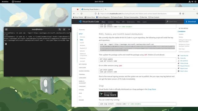 How to install VSCode in Fedora Linux - Easy installation guide смотреть онлайн