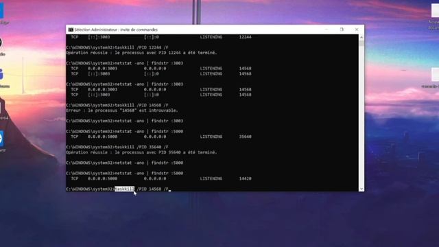 kill connected port with cmd смотреть онлайн
