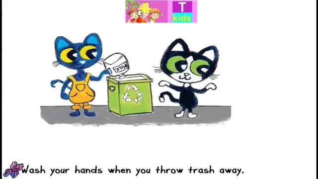 Songs - Pete The Cat - Kitten Wash Hands