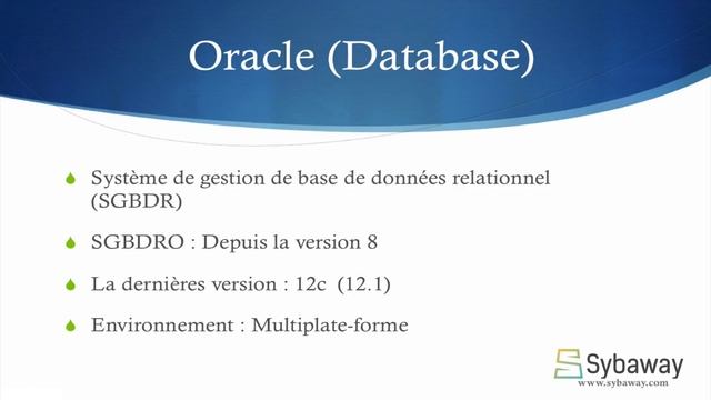 Tutoriel Oracle DBA1 (1) : La société Oracle et Oracle Database. смотреть онлайн