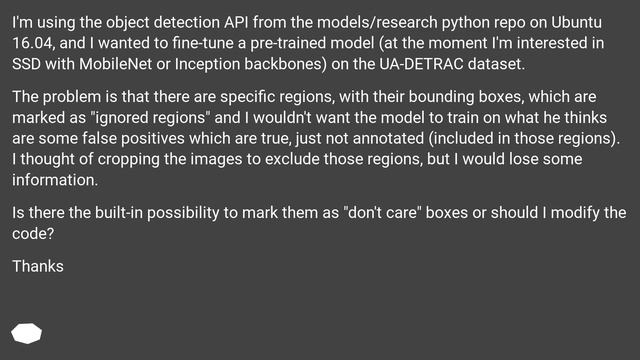 Tensorflow Object Detection API: How to ignore regions during training? смотреть онлайн