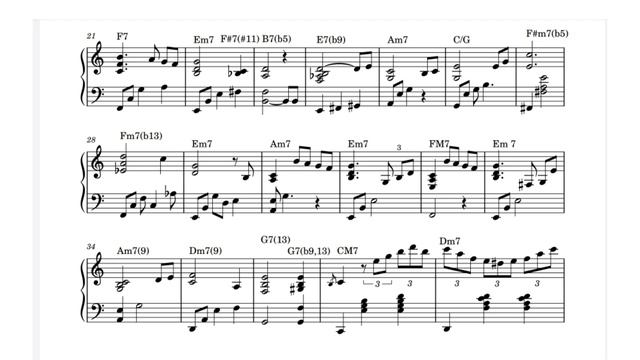 Moon River /Piano Sheet Music / Henry Mancini / by Sangheart Play смотреть онлайн