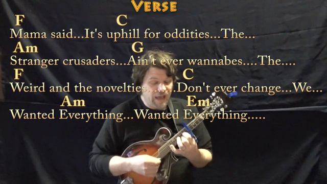 High Hopes (Panic! At the Disco) Mandolin Cover Lesson with Chords/Lyrics - Capo 5th смотреть онлайн