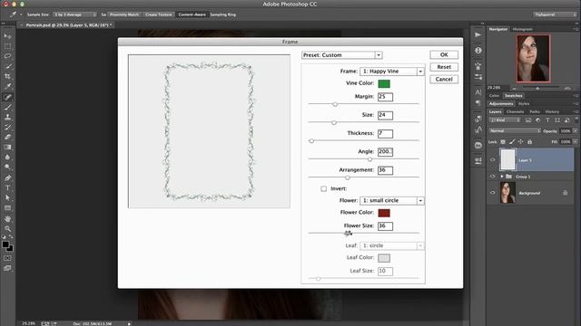 Picture Frame in Photoshop CC смотреть онлайн