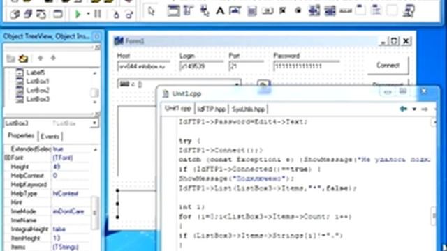 FTP клиент Компилятор Borland C++ смотреть онлайн