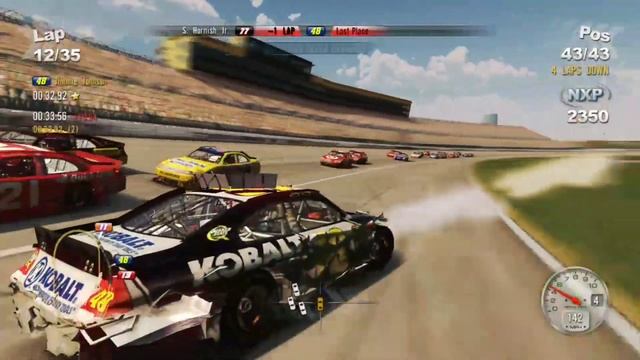 NASCAR The Game 2011 Crashes #3 смотреть онлайн