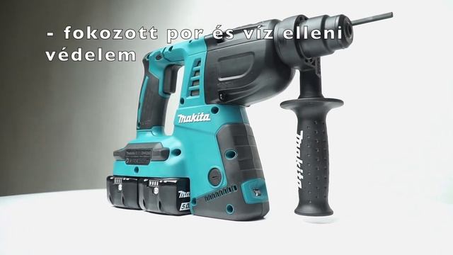 Makita DHR263PT2J akkus fúró-vésőkalapács MAKPAC kofferben смотреть онлайн
