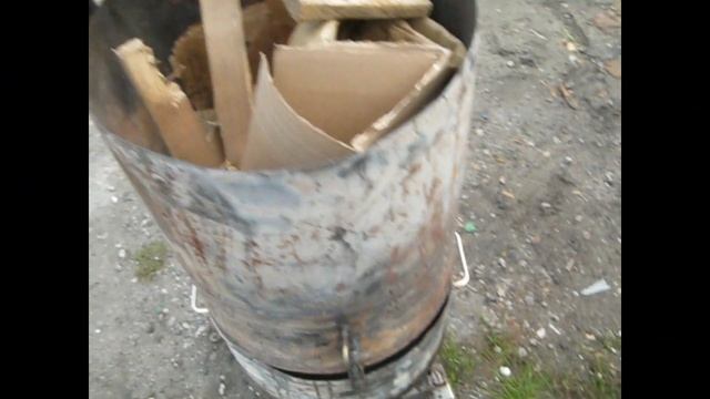 Печка для сжигания мусора. смотреть онлайн