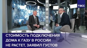 Стоимость подключения дома к газу в России не растет, заявил Густов