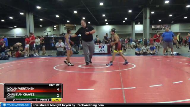 Schoolboy 83 Nolan Wertanen Michigan Vs Christian Chavez Illinois смотреть онлайн