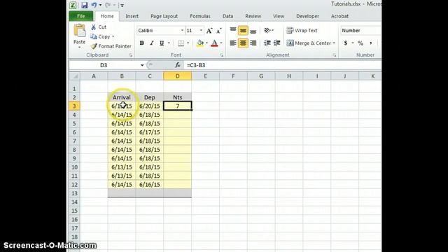 Excel: Calculate Hotel Block Days смотреть онлайн