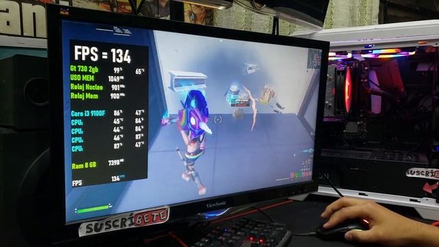 Core i3 9100F | 8 Ram| Gt 730 2gb | Test 3 GAMES |fortnite valorant gta v online смотреть онлайн