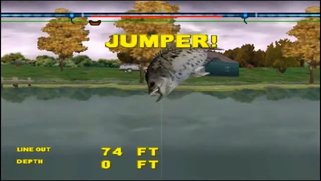 Big Bass Fishing PS1 - Catching All Fishes смотреть онлайн