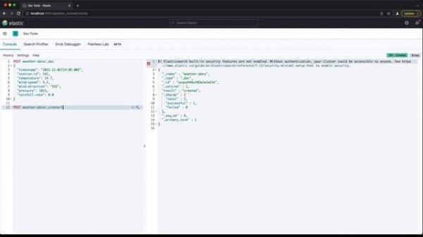 Creating documents in Elasticsearch/OpenSearch