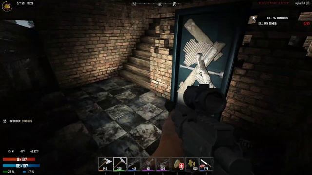 7 Days to Die Ravenhearst ч 64 Новые городские жители Опасны однако смотреть онлайн