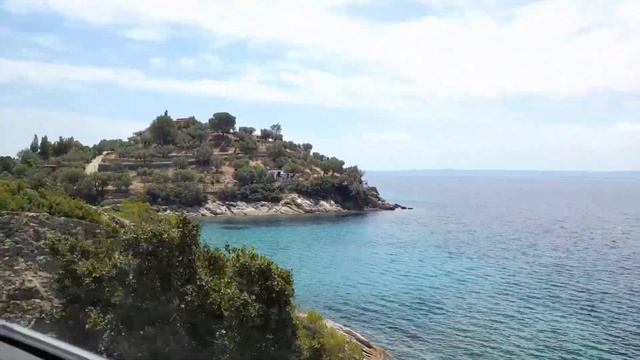 Халкидики на машине - Ситония, Кассандра, греческие деревни, сосновые леса, море и древние города! смотреть онлайн