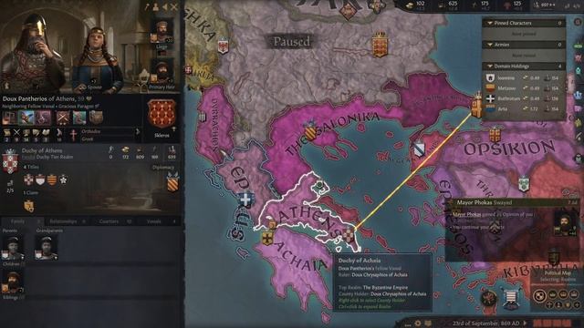 AL COSPETTO DEL BASILEUS || CRUSADER KINGS III - ROYAL COURT || DUCATO DI EPIRO #1