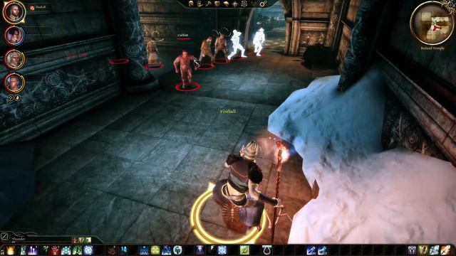 Dragon Age Origins WAR MAGE "Combat-Playthrough" PART 6(Nightmare, No health potions) смотреть онлайн