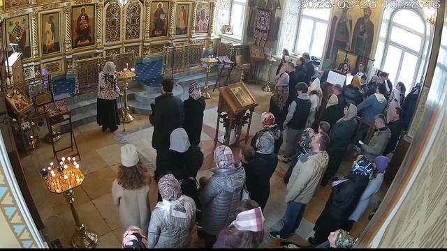 26.03.2023 года. Божественная литургия. Прямая трансляция смотреть онлайн