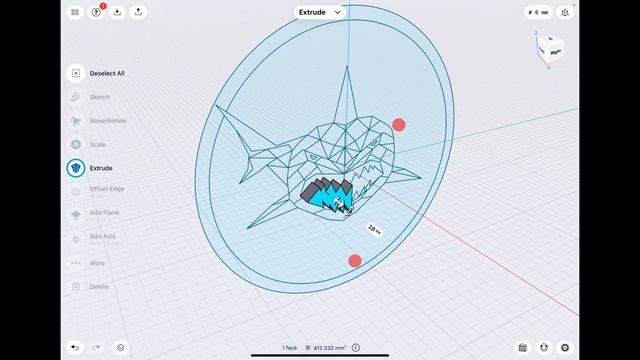 Shapr3D Tutorial - Extrude Tool - Create 3D Models From 2D Sketches, FAST And EASY!