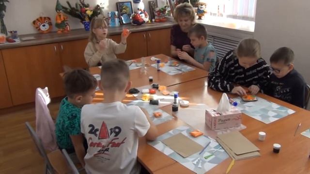 новогодняя открытка Тигр смотреть онлайн