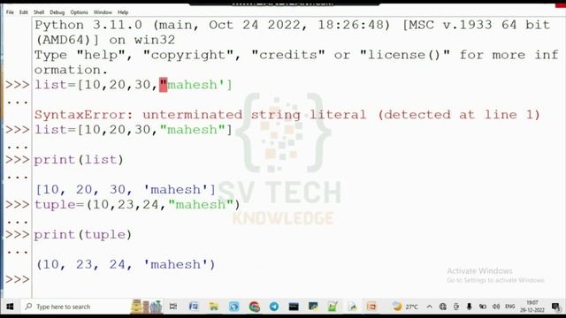 Sequence Data Type In Python | data types in python | data types | #python | #pythonprogramming смотреть онлайн